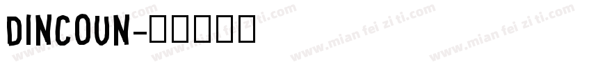 dincoun字体转换