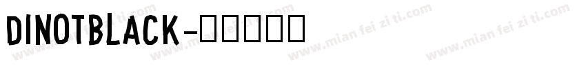dinotblack字体转换