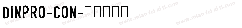 dinpro-con字体转换