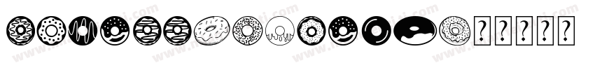 PWYummyDonuts字体转换