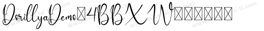 DorillyaDemo-4BBXW字体转换