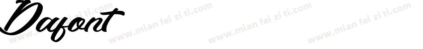 Dafont字体转换