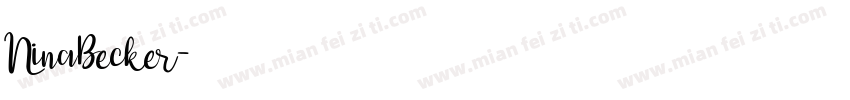 NinaBecker字体转换