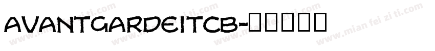avantgardeITCb字体转换