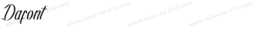 Dafont字体转换
