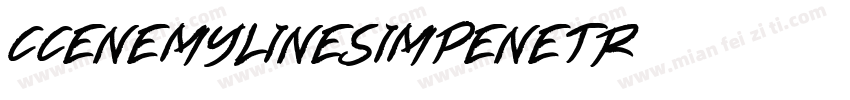 CCEnemyLinesImpenetr字体转换