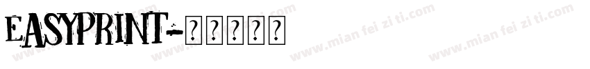 EasyPrint字体转换