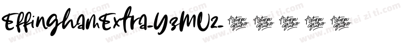 EffinghamExtra-YzMV2字体转换