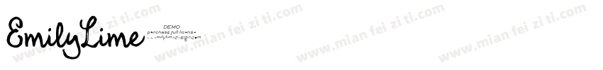 EmilyLime字体转换