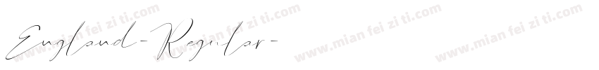 England-Regular字体转换