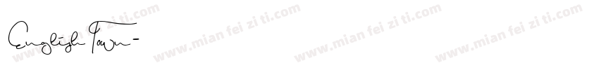 EnglishTown字体转换