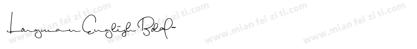 LongmanEnglishBold字体转换