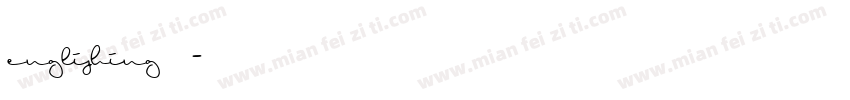 englishing字体字体转换