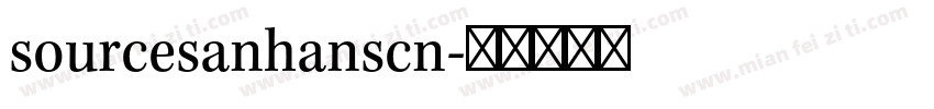 sourcesanhanscn字体转换