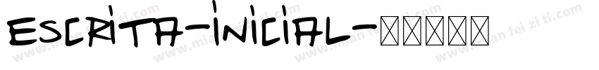 Escrita-Inicial字体转换