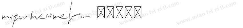 migrosnewmeta字体转换