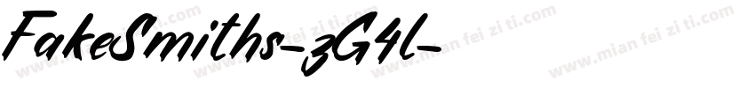 FakeSmiths-zG4l字体转换