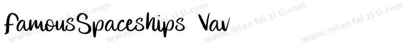 FamousSpaceships2-Vav6字体转换