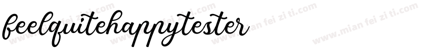 feelquitehappytester字体转换