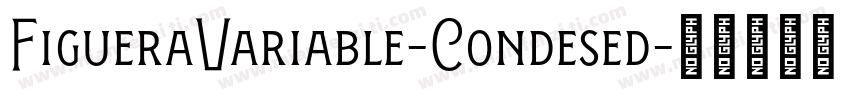 FigueraVariable-Condesed字体转换