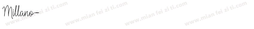 Millano字体转换