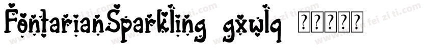 FontarianSparkling-gxwlq字体转换