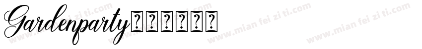 Gardenparty字体转换
