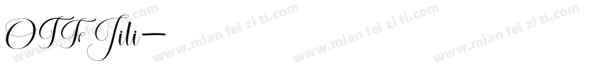 OTFJili字体转换