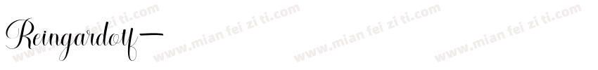 Reingardotf字体转换