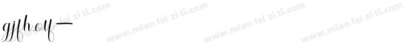 gjfh.otf字体转换