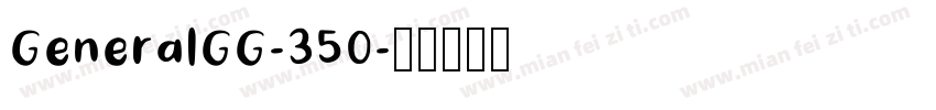 GeneralGG-350字体转换