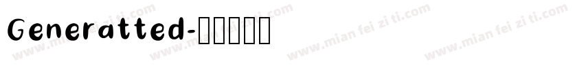 Generatted字体转换