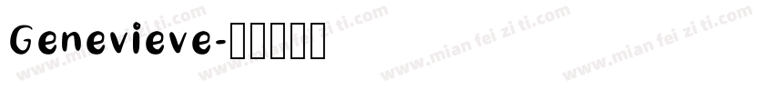 Genevieve字体转换