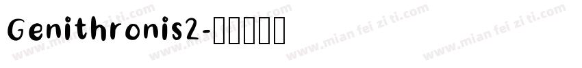 Genithronis2字体转换