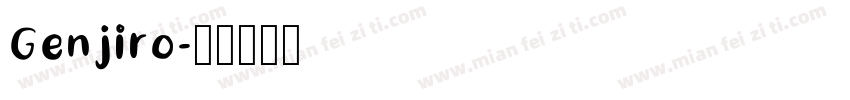 Genjiro字体转换