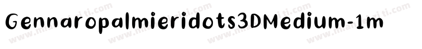 Gennaropalmieridots3DMedium-1mVM字体转换