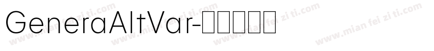 GeneraAltVar字体转换