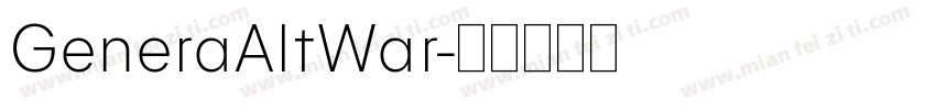 GeneraAltWar字体转换