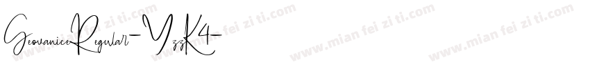 GeovaniceRegular-YzzK4字体转换
