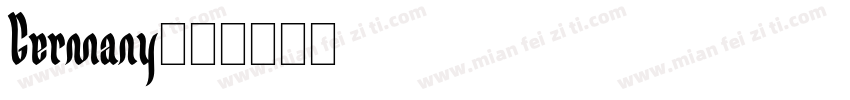 Germany字体转换