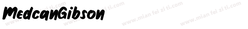 MedcanGibson字体转换