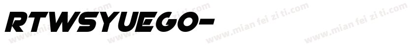RTWSyueGo字体转换