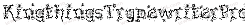KingthingsTrypewriterPro字体转换