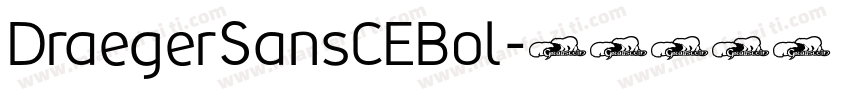 DraegerSansCEBol字体转换