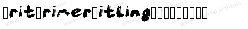 GritPrimerTitlingW05字体转换