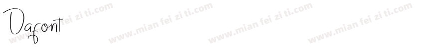 Dafont字体转换