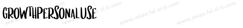GrowthPersonalUse字体转换