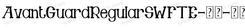 AvantGuardRegularSWFTE-常规字体转换