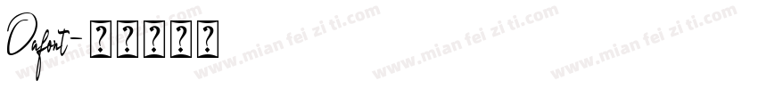 Dafont字体转换
