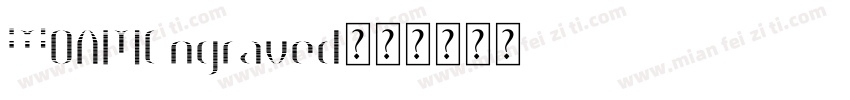 MOAMEngraved字体转换